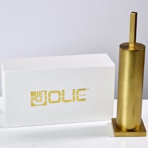 JOLIE toilet borstel houder Aged gold