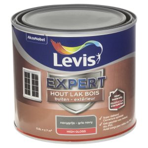 Levis expert houtlak buiten High Gloss Navygrijs 0,5L 7740