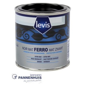 Levis Ferro Extra Mat Zwart 250 ml