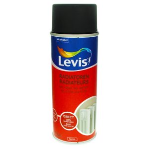 Levis Radiatoren Satin Spray Black Touch 0,4 L