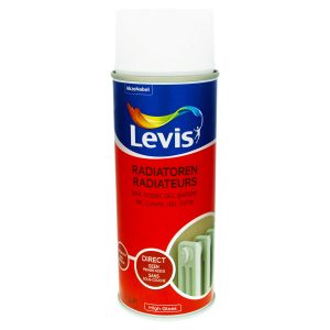 Levis Radiatoren High Gloss Spray White Touch 0,4 L