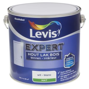 Expert Houtlak Binnen Mat – Wit 2,5 L