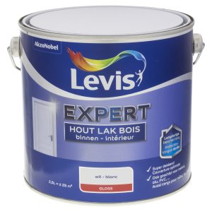 Levis Expert Houtlak Binnen Gloss Wit 2,5 L