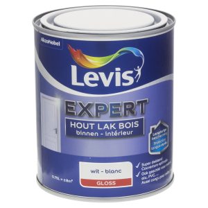 Levis Expert Houtlak Binnen Gloss Wit 0,75 L