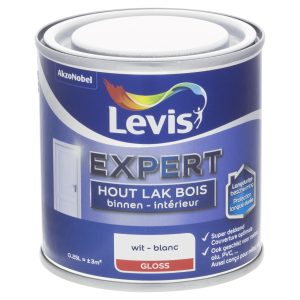 Levis Expert Houtlak Binnen Gloss Wit 0,25 L