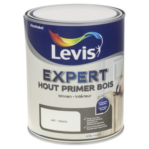 Levis Expert Hout Primer Binnen Wit 0,75 L