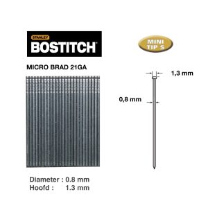 Bostitch Microbrad 21GA 0,8 X 20mm GA 20M