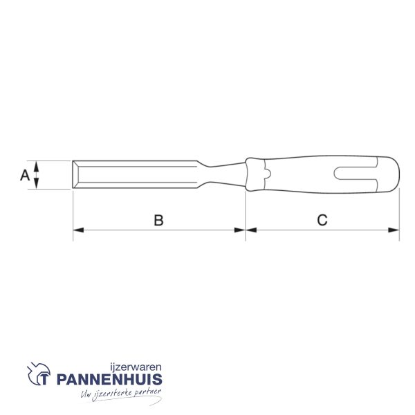 Bahco Guts met rubberen handgreep  6 mm - Afbeelding 5