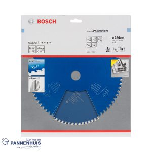 Bosch Cirkelzaag 254x30x2,8 80T Expert for Aluminium