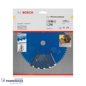 Bosch Cirkelzaag 190x30x2 24T Expert for Construct Wood