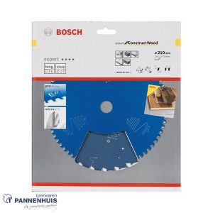 Bosch Cirkelzaag 210x30x2 30T Expert for Construct Wood