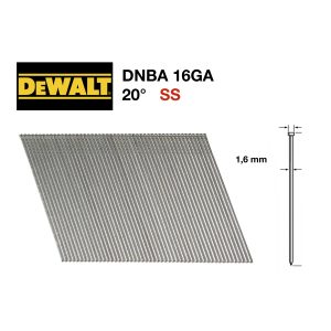 Dewalt DNBA16 Brads 1.6-63 Inox/RVS 2.5m
