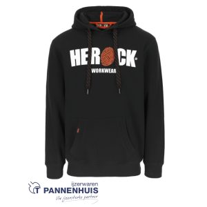 Herock Hero sweater met kap Zwart S