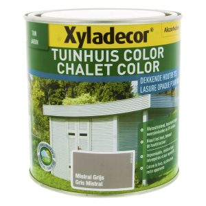 Xyladecor Tuinhuis Color Mistral grijs 1 L