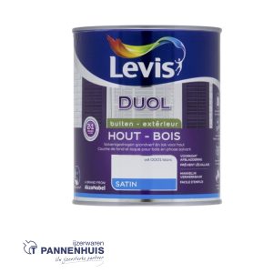 Levis Duol Hout Buiten Satin 0,75l 0001 wit
