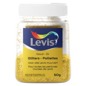 Levis Glitters verfadditief muur plafonds – GOLD
