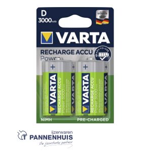 Varta Recharge Accu Power D 3000mAh Blister (2 st)