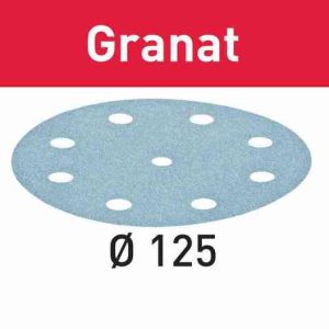 Festool Schuurpapier Granat STF D125/8 P180 GR/10
