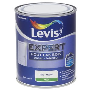 Expert Houtlak Binnen Mat – Wit 0,75 L