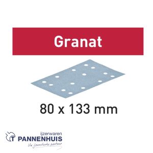 Festool Schuurpapier Granat STF 80×133 P 80 GR/10