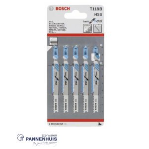 Bosch Decoupeerzaagblad T118 B basic thick metal