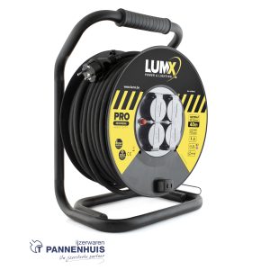 Lumx Kabelhaspel professioneel – 40 m PRO – 2,5 mm2