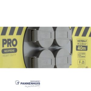 Lumx Kabelhaspel professioneel – 40 m PRO – 2,5 mm2