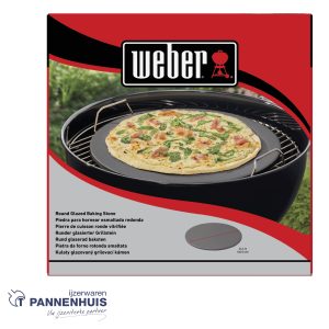 Weber Ronde geglazuurde pizzasteen Ø 36 cm