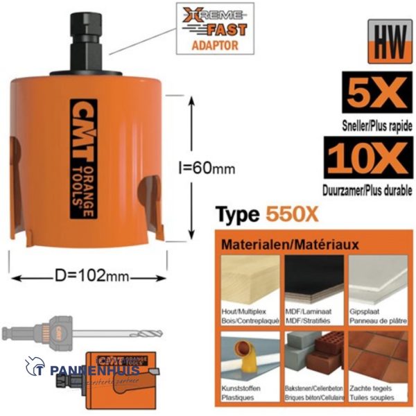 CMT Gatzaag multi-construct D=102mm