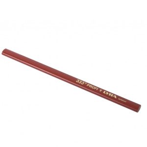 Lyra potlood 333-24cm rood voor schrijnwerkers