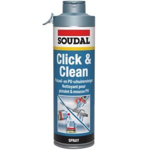 Soudal Click + Clean 500ml (pistool en pu reiniger)