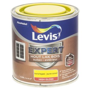 Levis expert houtlak buiten High Gloss Kanariegeel 0,25L 4659