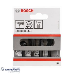 Bosch 4-delige houtraspen en vijlenset 6x13mm