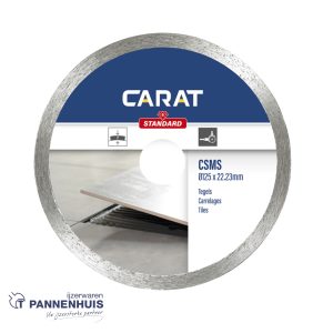Carat CSMS Standaard 125×22,23 Geschikt voor faïence