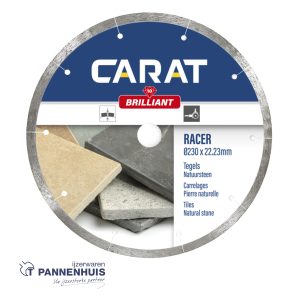Carat Racer CDB 230×22,23 tegels en natuursteen