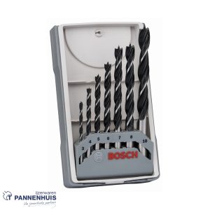 Bosch 7-delige set houtboor 3; 4; 5; 6; 7; 8; 10 mm
