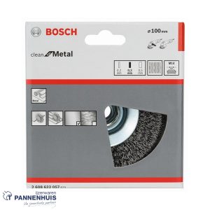 Bosch Kegelborstel 100 x 0,3 mm, M14