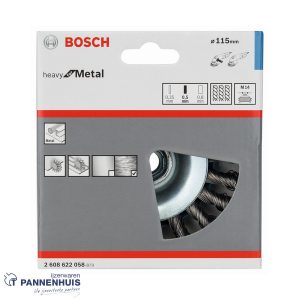 Bosch Kegelborstel 115 x 0,5 mm, M14