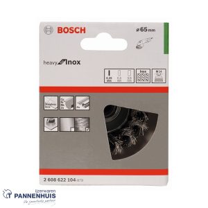 Bosch Komborstel getordeerd  65 x 0,35 mm M14 roestvrij staal