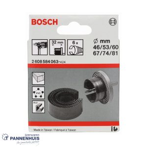 Bosch 6-delige zaagkransset 46/53/60/67/74/81 x 32 mm