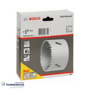 Bosch Gatzaag HSS Bi-Metal standaard adapter 127 mm