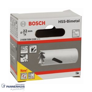 Bosch Gatzaag HSS Bi-Metal standaard adapter  22 mm