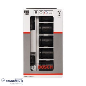 Bosch 7-delige krachtdoppenset 40 mm, 13; 17; 19; 21; 24 mm, 2 adapters