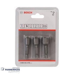 Bosch Dopsleutel 50 mm, 8; 10; 13 mm 3x