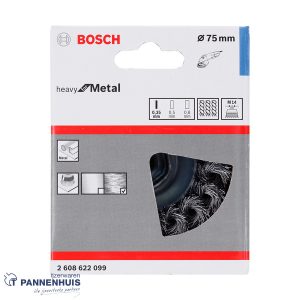 Bosch Komborstel getordeerd  75 x 0,35 mm M14