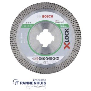 Bosch X-LOCK Diamantschijf Hard Ceramic 115 mm