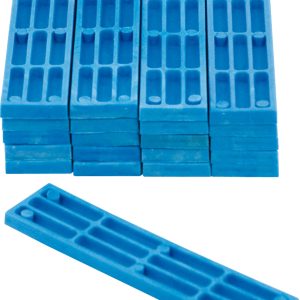 glas afstandshouder PVC 100x22x5 Blauw (100st)