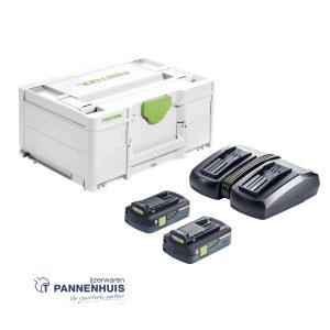 Festool Energie-Set SYS 18V 2×4,0/TCL 6 DUO