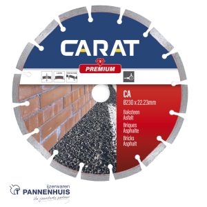 Carat CA Premium 230×22,23 baksteen en asfalt