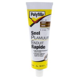 Polyfilla Snelplamuur 200 Gr. (hout, metaal en polyester.)